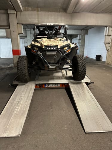 Customer photo review of Polaris General 1000 Headlight Graphics