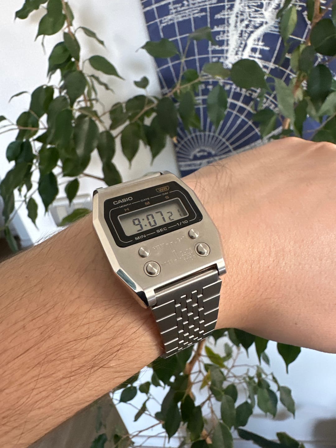 Customer photo review of Reloj Casio Vintage A1100D-1DF Caja Metálica Reedición 1978