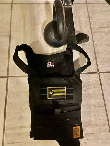 Customer photo review of New Speed Weight Vest + Sand Plates