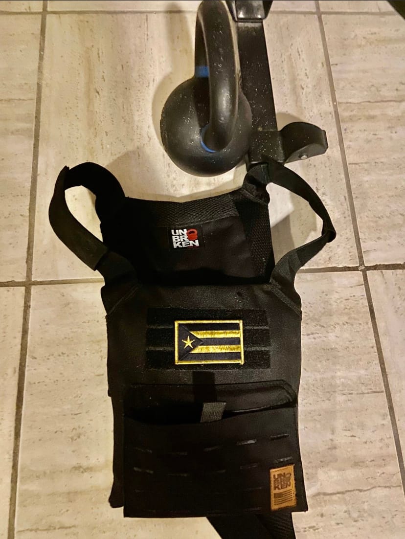Customer photo review of New Speed Weight Vest + Sand Plates