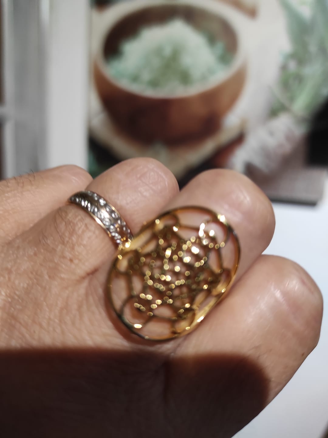 Customer photo review of Bague Ajustable Métatron