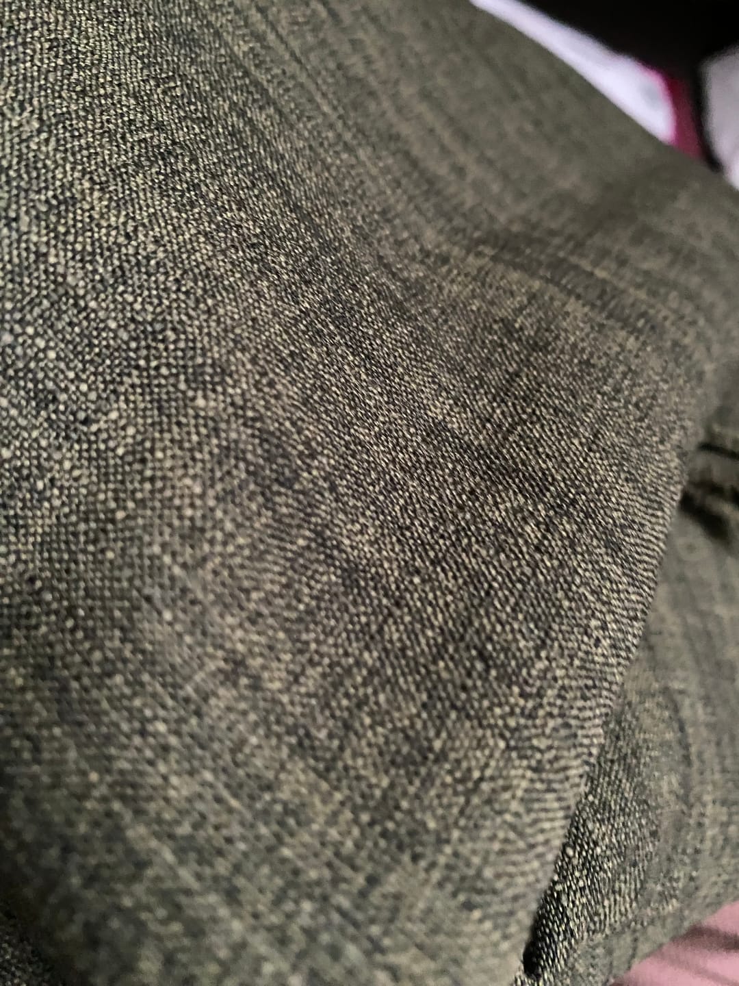 Customer photo review of Linen Look Suiting Fabric