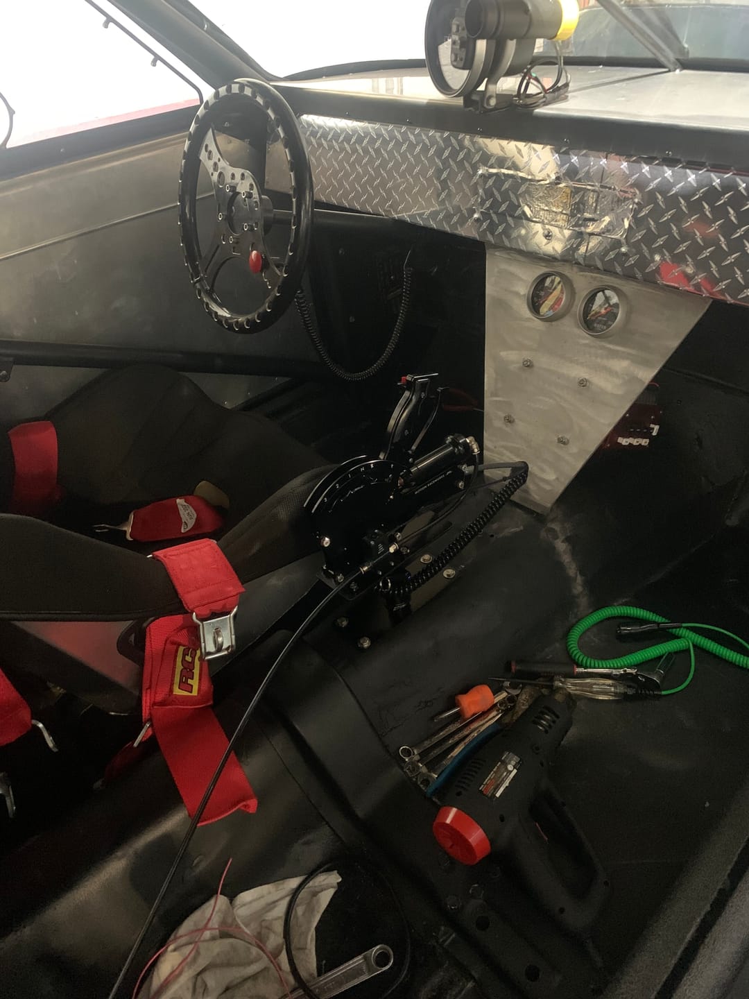 Customer photo review of Operator Button Billet Grip Insert Set Black 16-144-04 (Button Not Included)