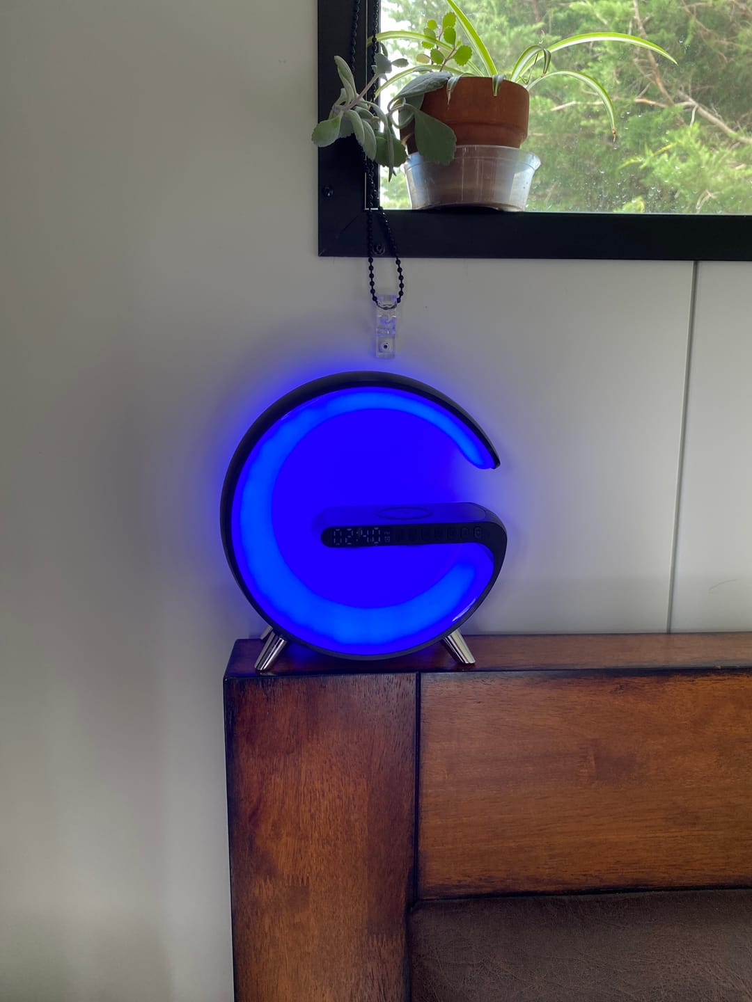 Customer photo review of LitLamp™ 4-in-1 Alarm Clock, Mood Light, Speaker & Wireless Charger