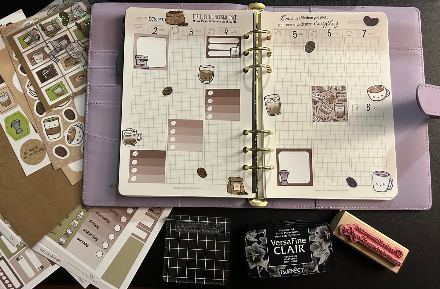Customer photo review of Planner Inserts - Monthly