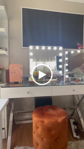 Customer video review of Beauty Chair Ottoman Stool Black - LIMITED EDITION