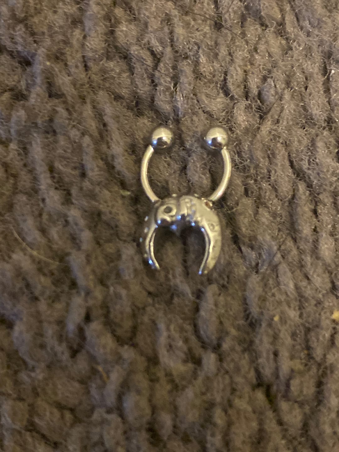 Customer photo review of FAUX LUNA SEPTUM