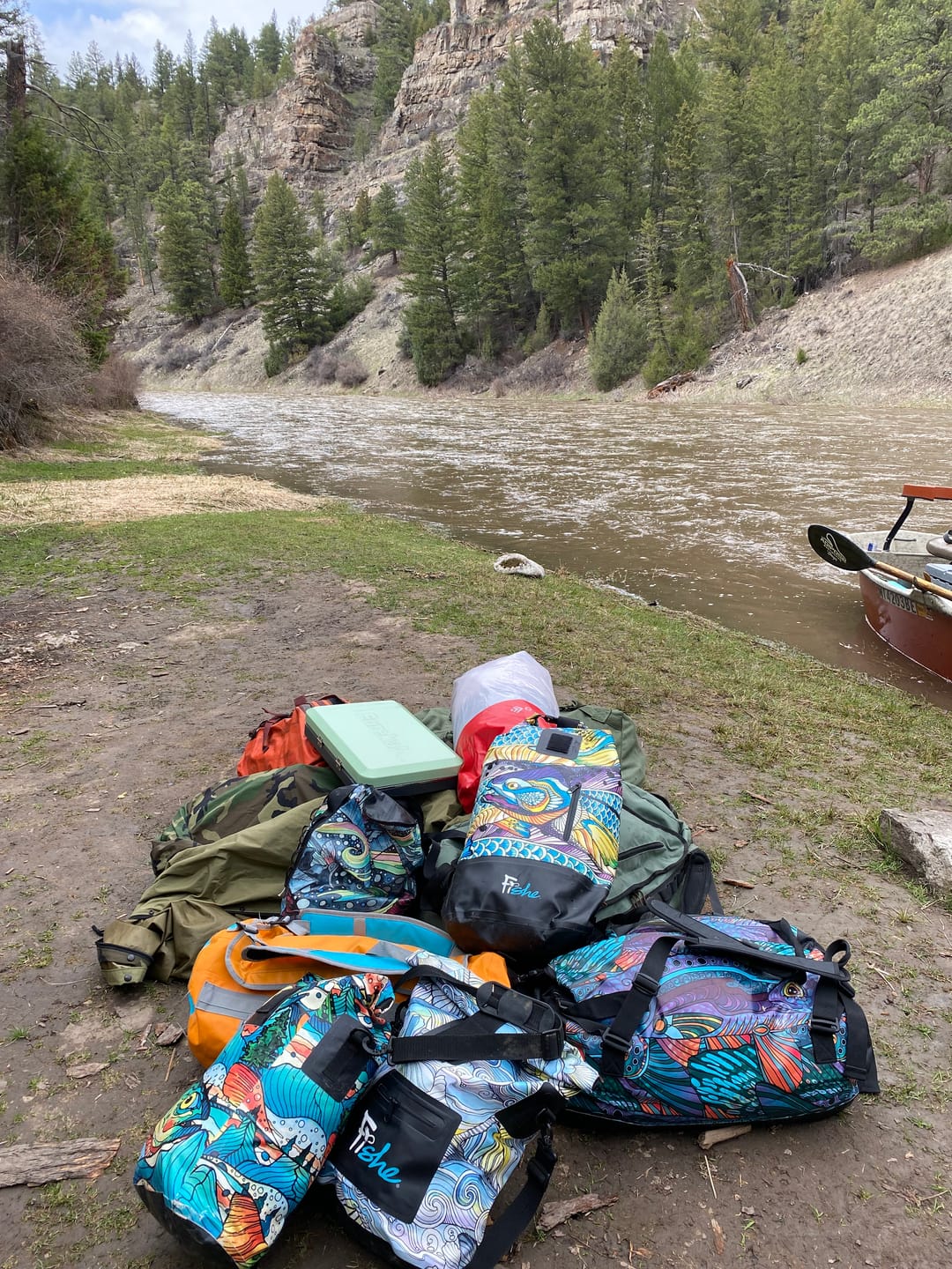 Customer photo review of Kaleido King Backpack Dry Bag