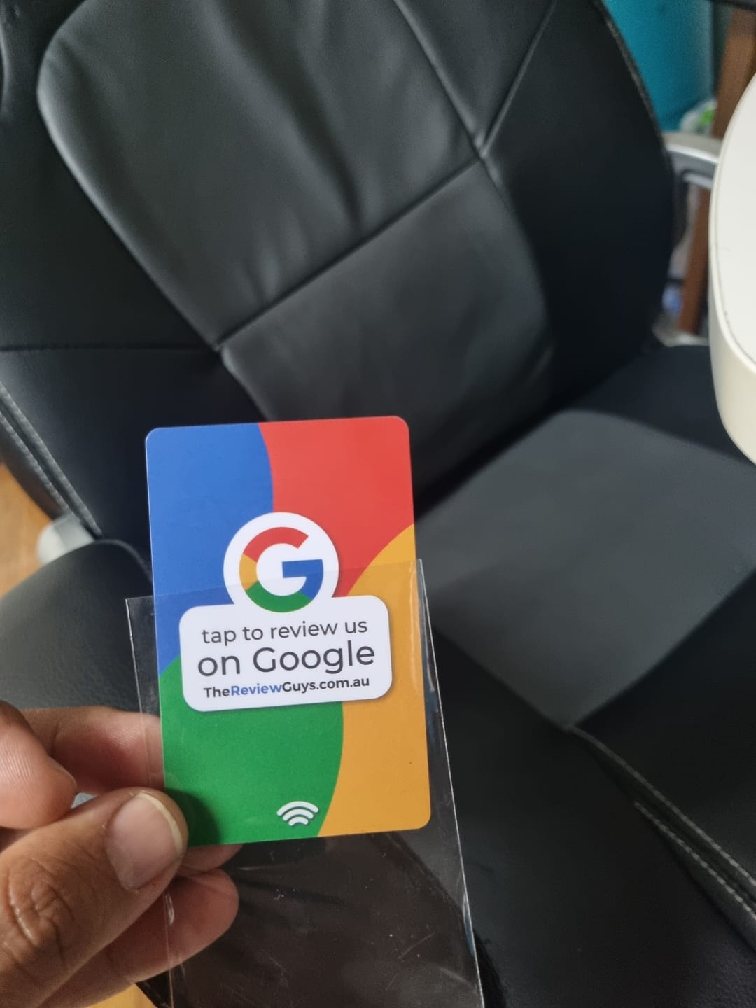 Customer photo review of Google Review NFC Card + QR Code