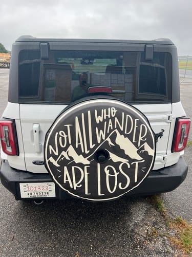 Customer photo review of Not All Who Wander Are Lost Mountain Landscape