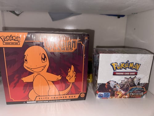 Customer photo review of Scarlet and Violet - Obsidian Flames Build and Battle Stadium