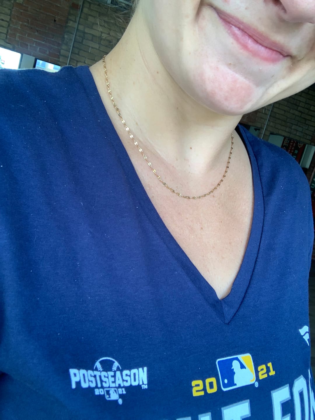 Customer photo review of Dainty Necklace