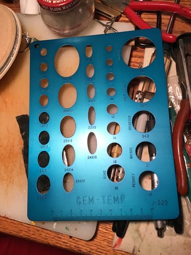 Customer photo review of Covington Gem Marking Templates