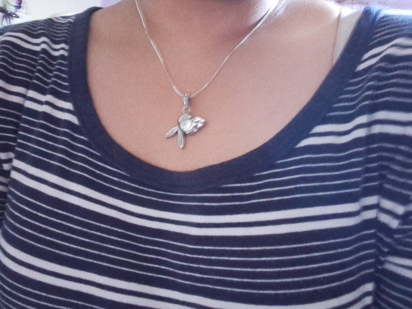 Customer photo review of SKULLBOY PENDANT