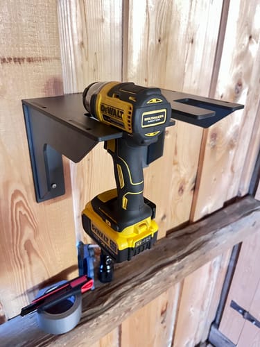 Customer photo review of Wandhalterung für Akkuschrauber + GRATIS Akkuhalterung