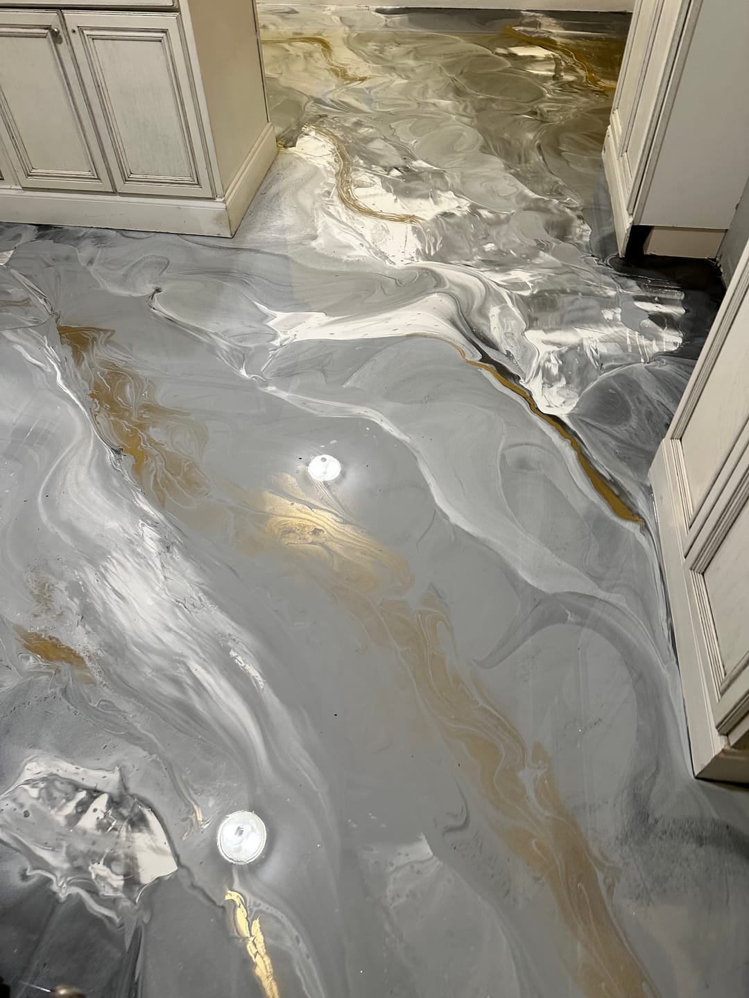 Customer photo review of Epoxy Floor Kit - Rockhard USA 3 Gal. Kit