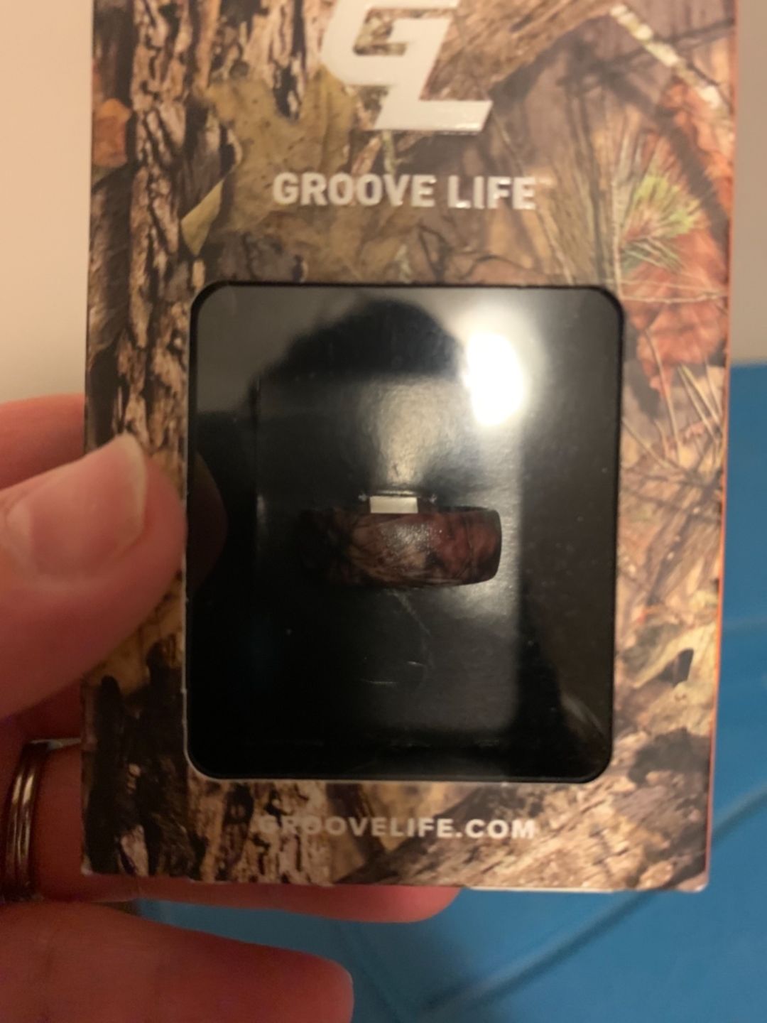 Customer photo review of Groove Life Silicone Ring -  Mossy Oak Breakup Country