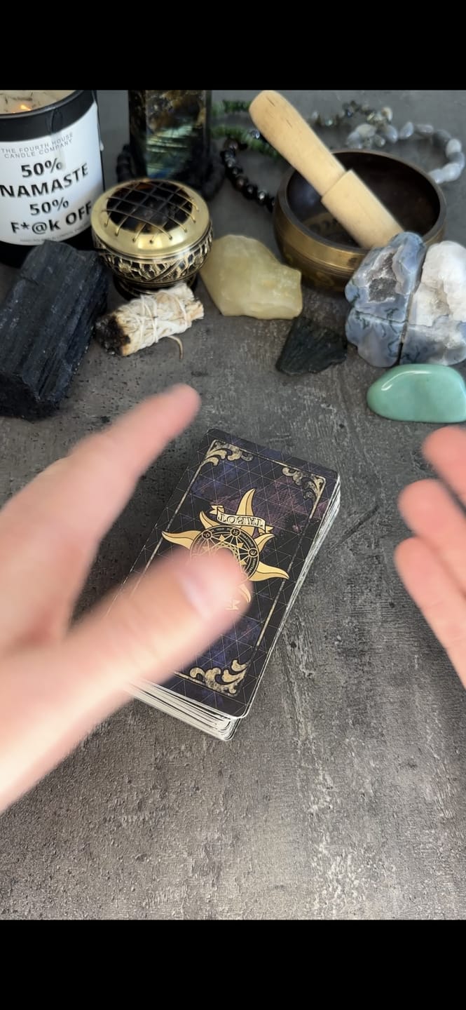 Customer photo review of 3 Card Tarot pull