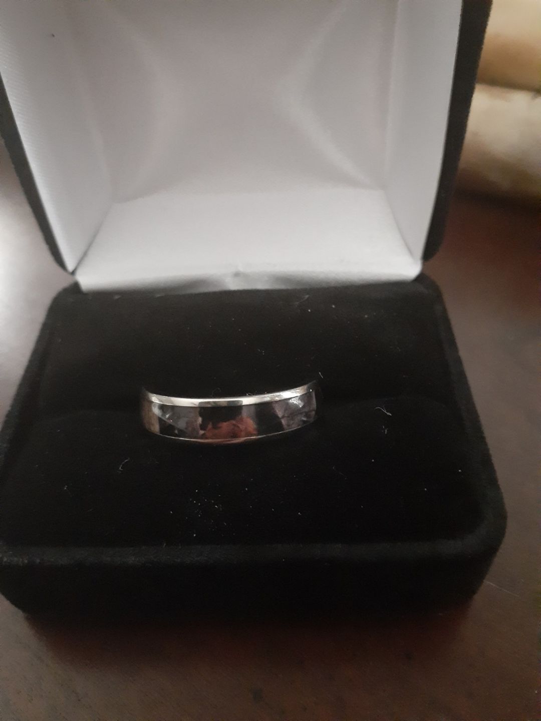 Customer photo review of Natural Leaf Camo Ring 6mm - Moonlight Shadow