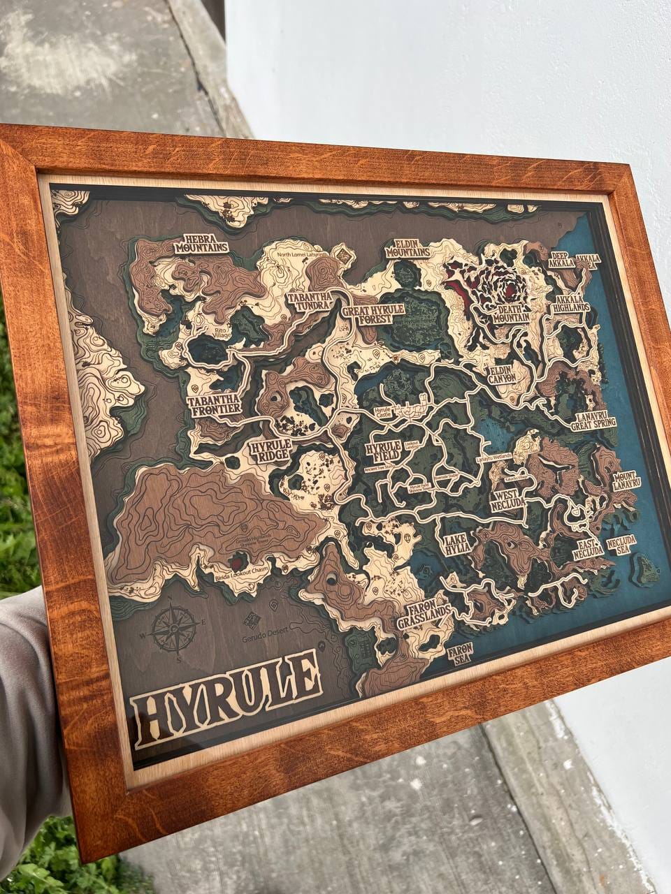 Customer photo review of THE HYRULE MAP 2.0