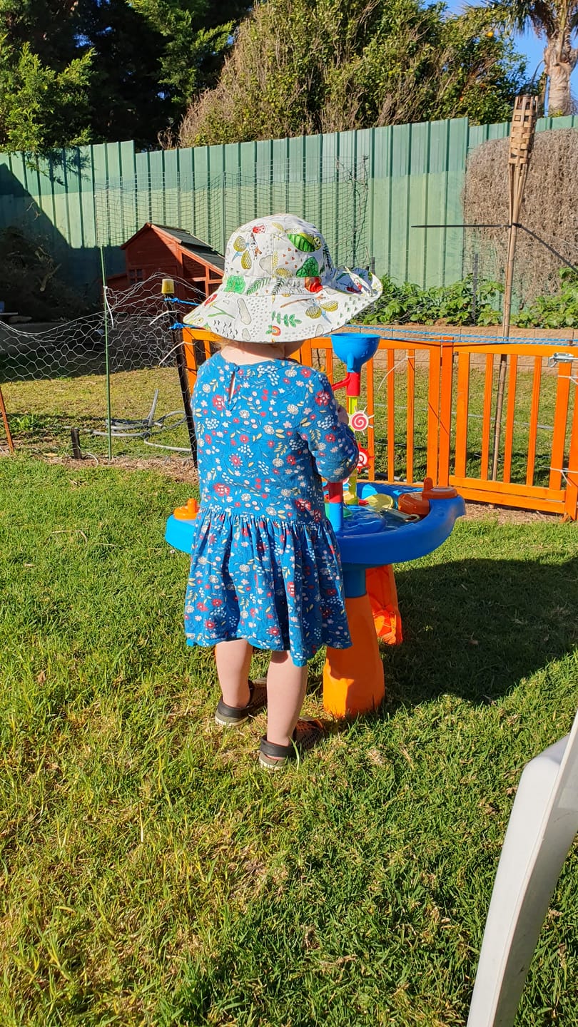 Customer photo review of Little Creatures Children's Sun Hat