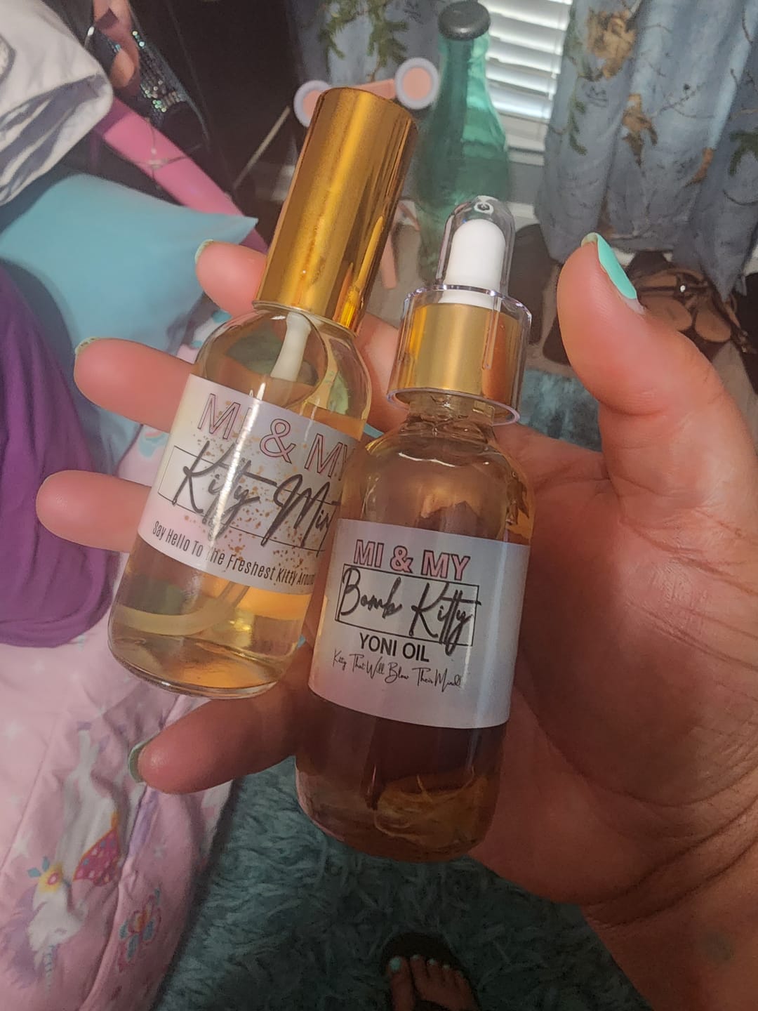 Customer photo review of Bomb Kitty Yoni Oil