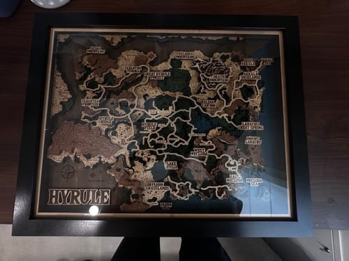 Customer photo review of THE HYRULE MAP 2.0