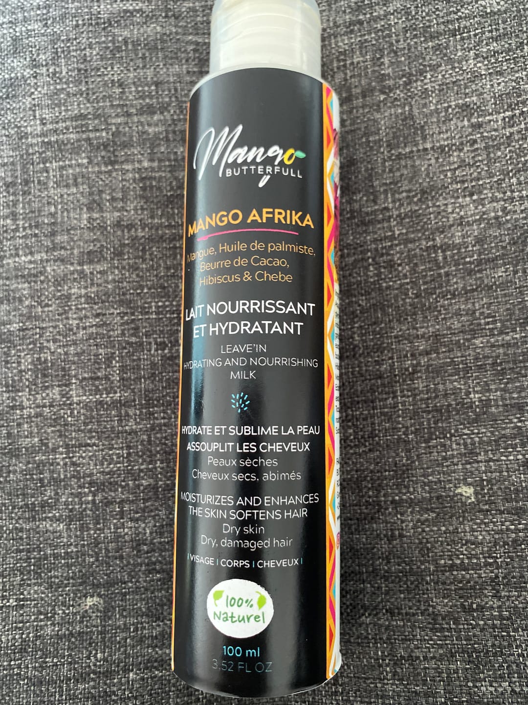 Customer photo review of Lait hydratant et nourrissant -  Mango AFRIKA