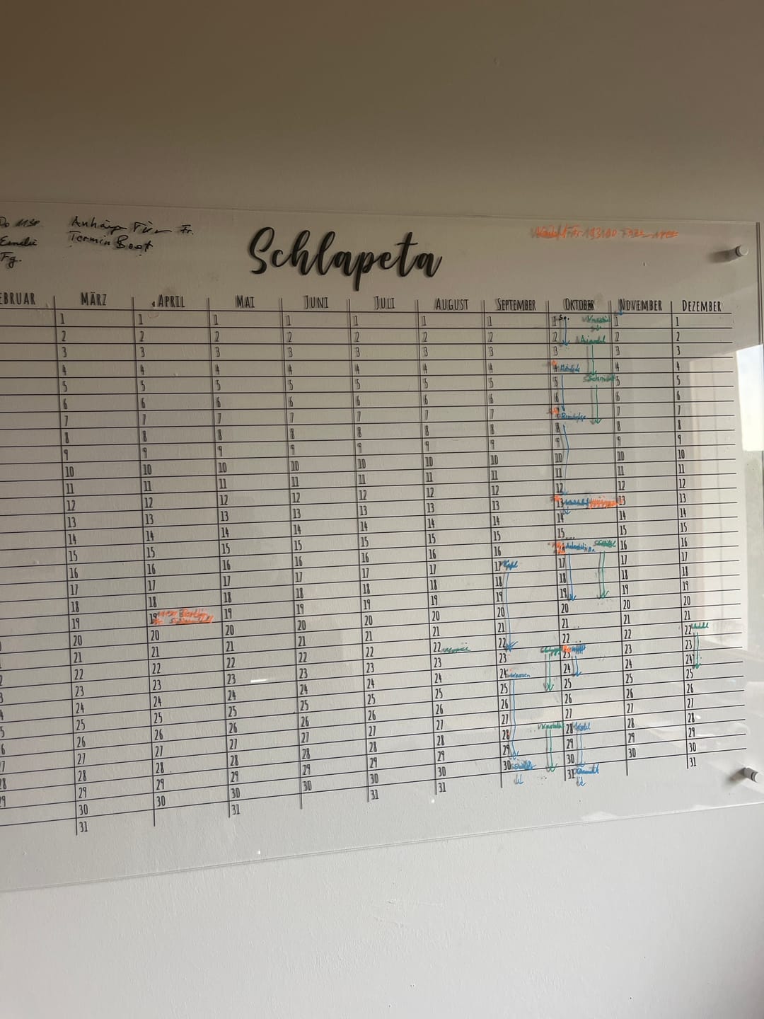 Customer photo review of Jahreskalender
