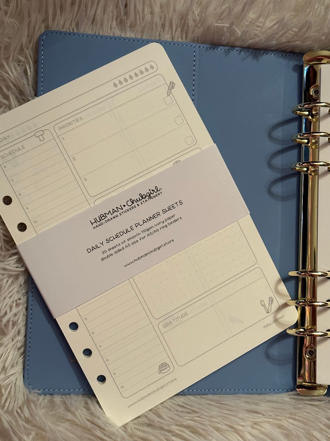Customer photo review of Planner Inserts - Daily