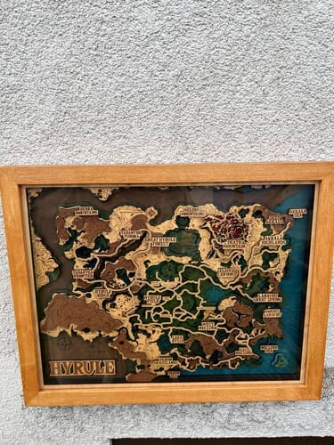 Customer photo review of THE HYRULE MAP 2.0