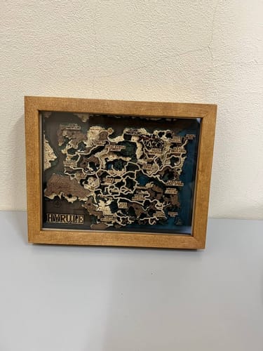 Customer photo review of THE HYRULE MAP 2.0