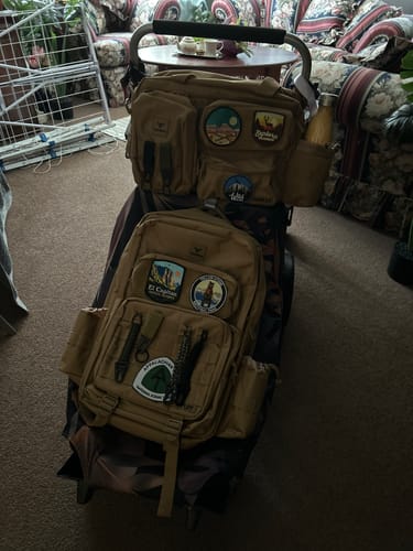 Customer photo review of Tacpac Nappy Bag Bundle Value Set