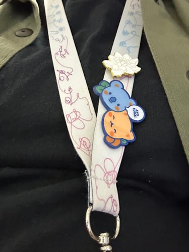 Customer photo review of Namgi "Ayo Suga!" Pin