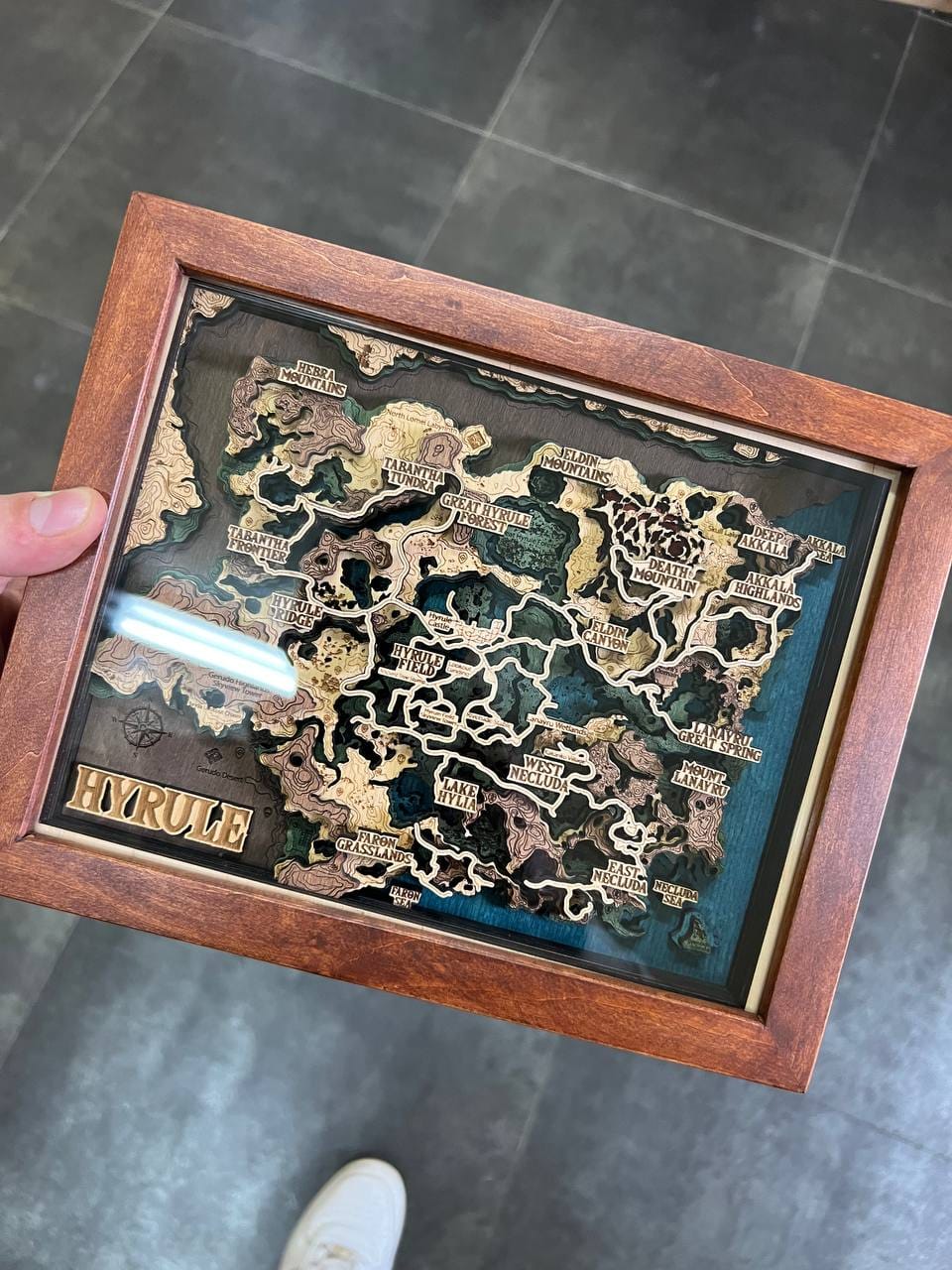 Customer photo review of THE HYRULE MAP 2.0