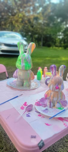 Customer photo review of The Power Duo - Bunny Coin Bank