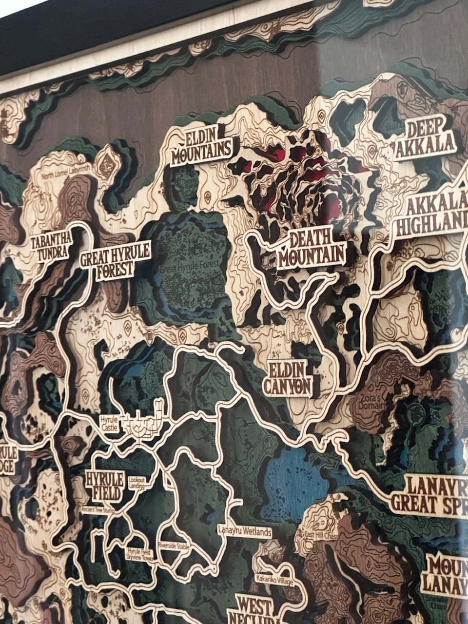Customer photo review of THE HYRULE MAP 2.0