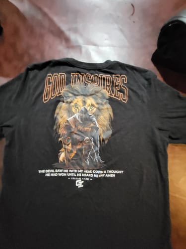 Customer photo review of Theophany 'Knight' Lightweight T-Shirt