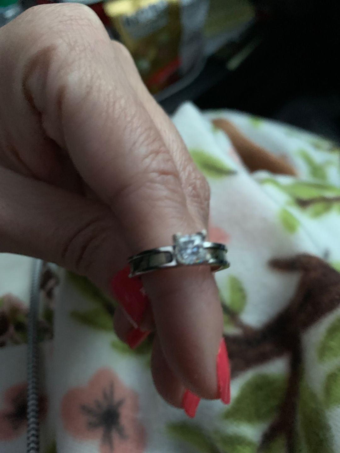 Customer photo review of Realtree AP Camo Engagement Ring 4mm - 1/2Ct