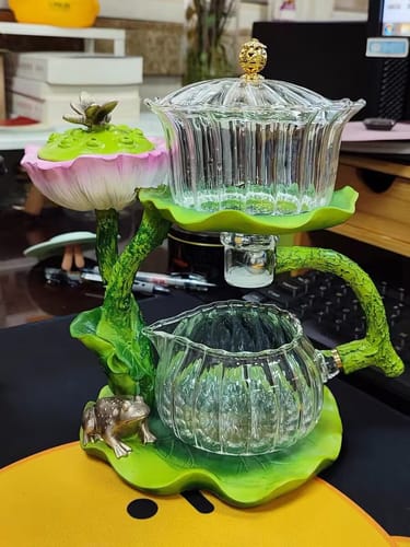Customer photo review of Lotus Flower | HZTEAPOTS®