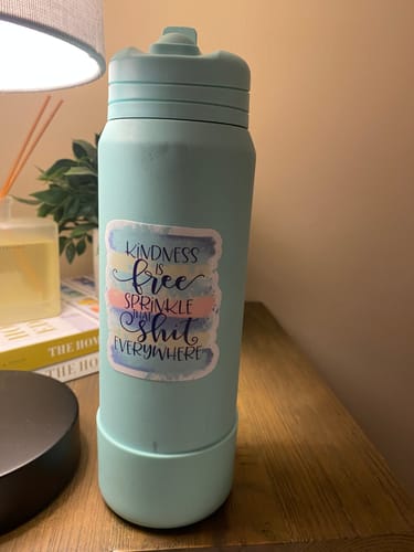 Customer photo review of Kindness is Free Sticker