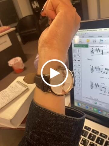 Customer video review of Michelangelo The creation of Adam Watch