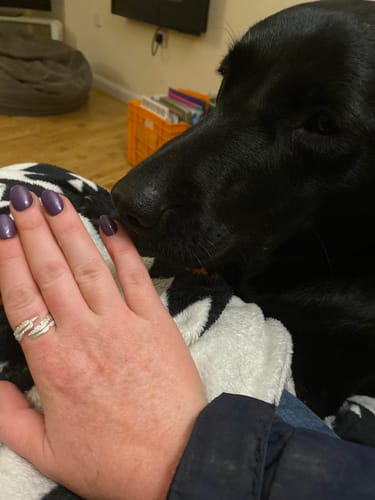 Customer photo review of Feather From An Angel Ring