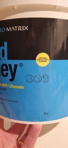 Customer photo review of 2kg VANILLA, Isolate WILD WHEY