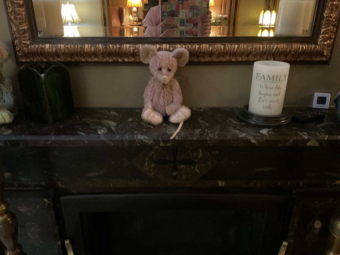 Customer photo review of Charlie Bear Mouse Sweet Cicely