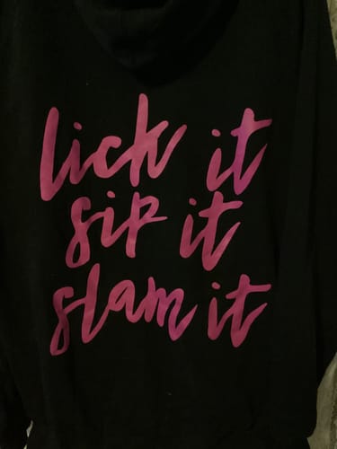 Customer photo review of Sour Puss Mixed 6-Pack + Hoodie