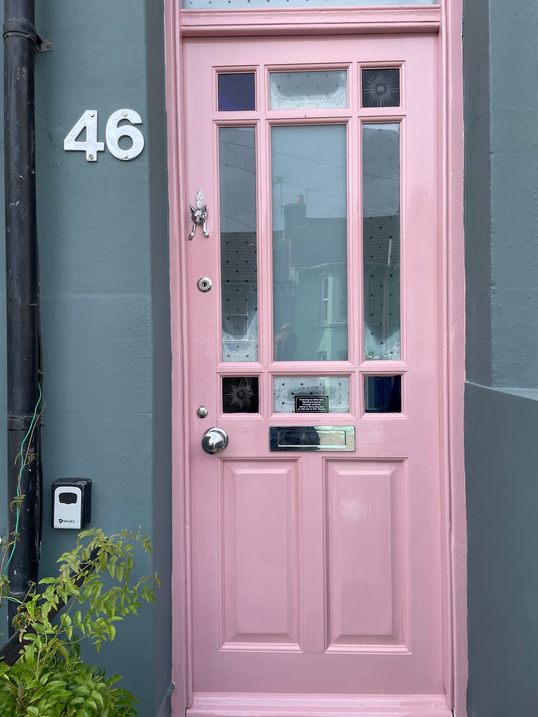 Customer photo review of Fox Door Knocker | Solid Brass