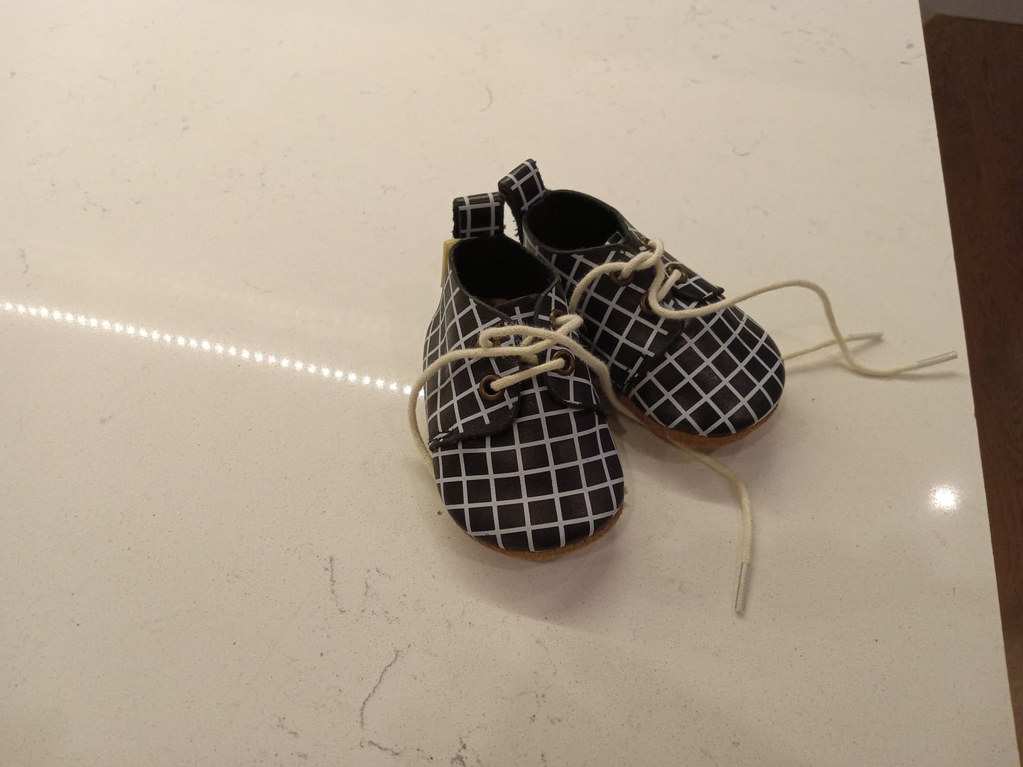 Customer photo review of Ebonee - Low Top Oxfords - Soft Sole