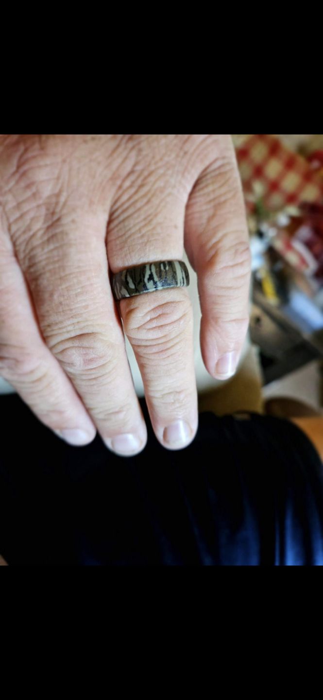 Customer photo review of Mossy Oak Bottomland Silicone Ring