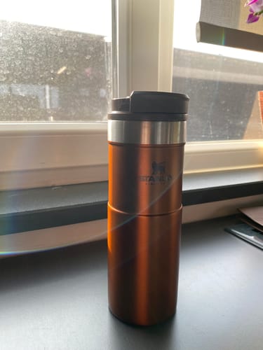 Customer photo review of Stanley Classic Neverleak Travel Mug Akçaağaç 0.47L